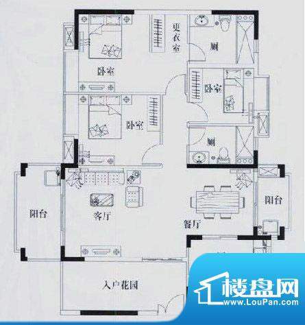 狮城国际3室2厅户型面积:0.00平米