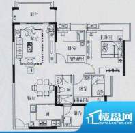 狮城国际3室2厅户型面积:0.00平米