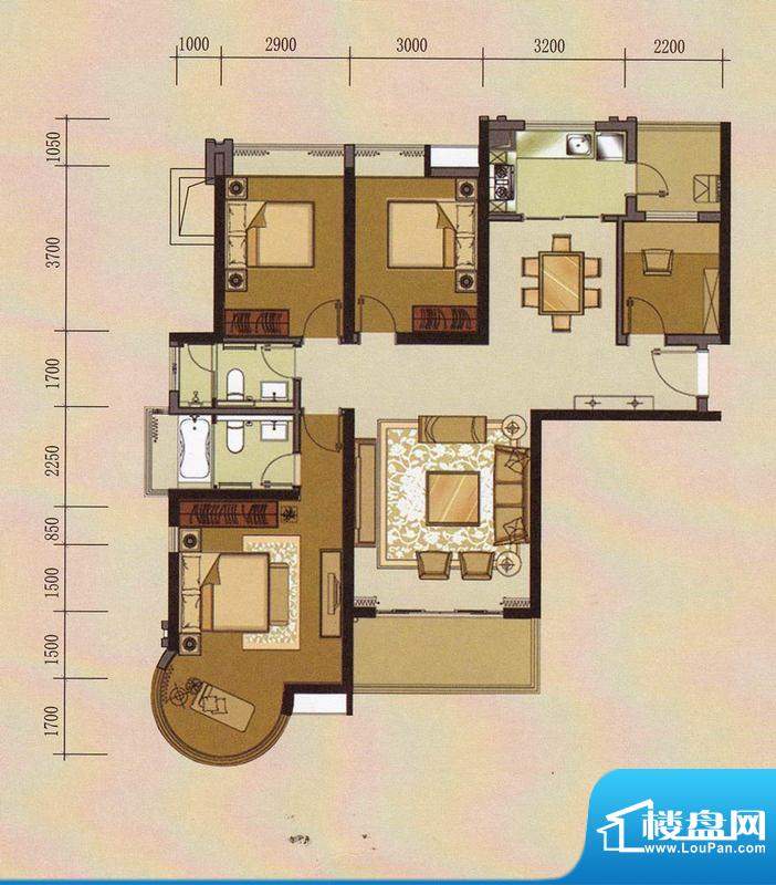 广州华景里户型图-广州楼盘网