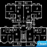 城南故事东区洋房2梯面积:0.00平米