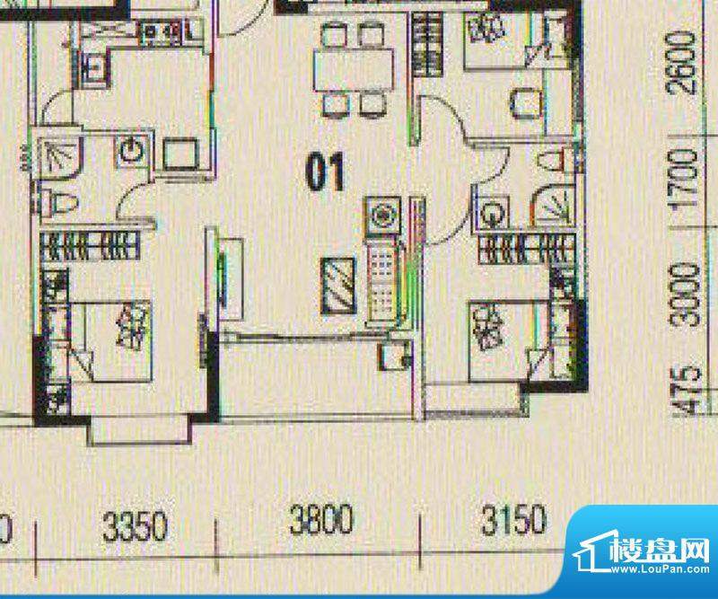 西华苑二期E1栋10层面积:93.03平米