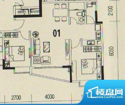 西华苑二期F栋14层0面积:80.42平米