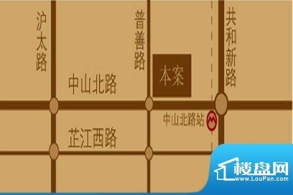 上海滩大宁城交通图