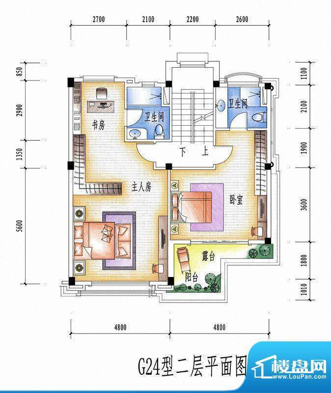碧桂园豪庭G24型二层面积:0.00平米