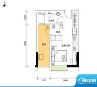 都市品格（福基苑）面积:44.76平米