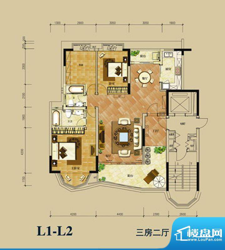 华南新城4-5栋01、0面积:142.00平米