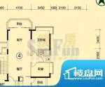 恒大绿洲2-5栋04单位面积:85.80平米