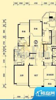 恒大绿洲28号楼02单面积:265.67平米