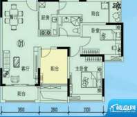 诺德中心城2梯01/03面积:101.00平米