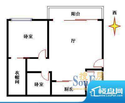 海伦堡流金岁月 2室面积:0.00平米