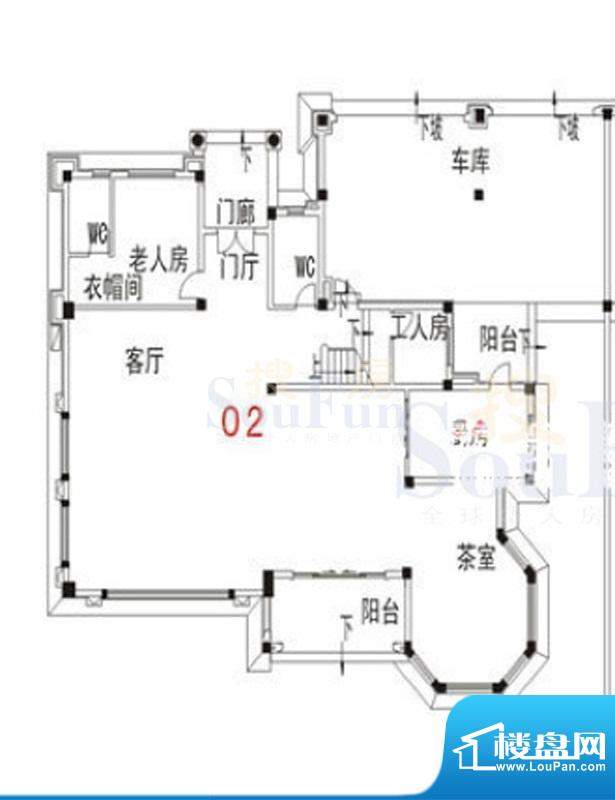 嘉尚国际公寓2室2厅面积:0.00平米