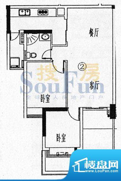 嘉尚国际公寓2室2厅面积:0.00平米