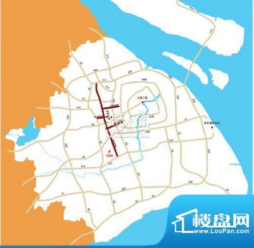 上海·绿城玫瑰园交通图