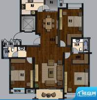瀛通金鳌山公寓户型面积:146.00平米