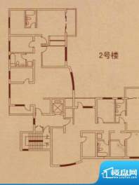 瑞景公寓2号楼 3室2面积:166.00平米