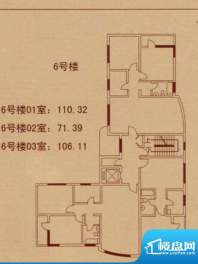 瑞景公寓6号楼 2室2面积:110.00平米