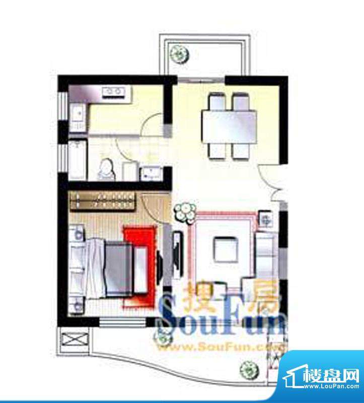 馥敦坊5号楼25号6-3面积:73.52平米