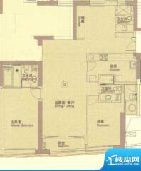 丰盛皇朝户型图 2室面积:168.65平米