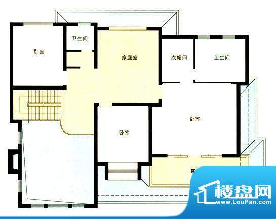 昌鑫花园四期A户型地面积:349.77平米