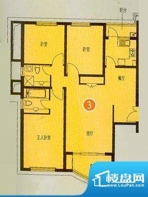 凯欣豪园35-36层户型面积:148.95平米