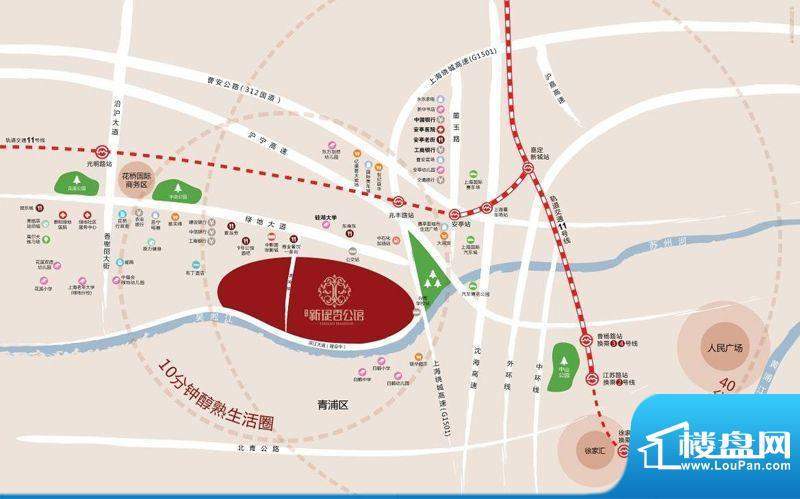 绿地新瑅香公馆交通图