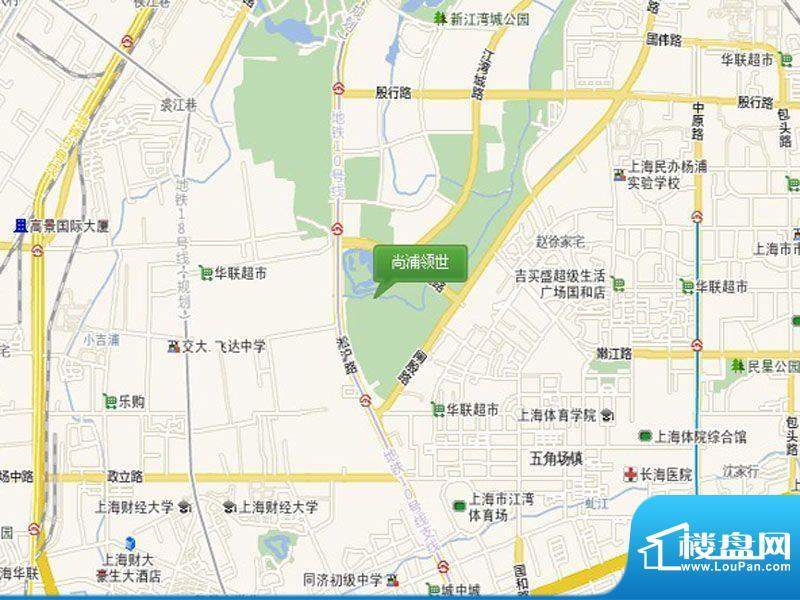 尚浦领世交通图