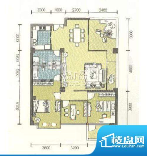 府东家园户型图二面积:0.00平米