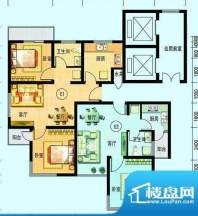 南山西海岸E户型 2室面积:68.10平米