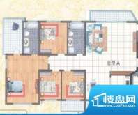 听涛花园 A户型面积:217.88平米