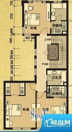 天马相城一期D2联排面积:107.00平米