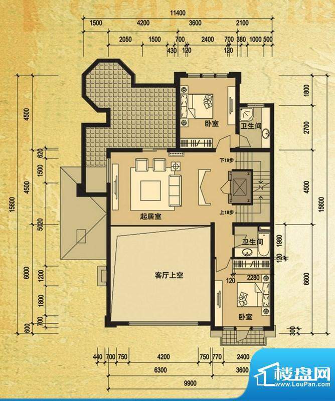 天马相城一期58号楼面积:100.30平米