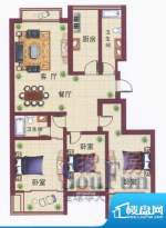 新峰大厦二期D户型图面积:146.61平米