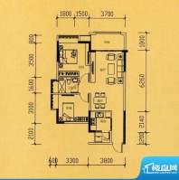 丰泰旗山绿洲5栋3单面积:77.00平米