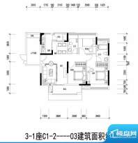 丰泰旗山绿洲3栋标准面积:95.00平米