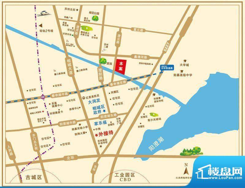 红鼎湾花园交通图
