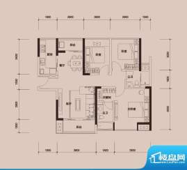 金地外滩8号5栋1单元面积:97.63平米