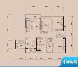 金地外滩8号5栋2单元面积:126.55平米