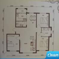 华溪龙城二期D1 D2户面积:145.00m平米