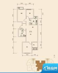 贺阳·鑫贝雅苑C1户面积:123.44m平米