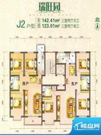 瑞旺园户型图4 面积:0.00m平米