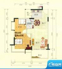 翠亨豪园1、2、3栋标面积:77.38平米