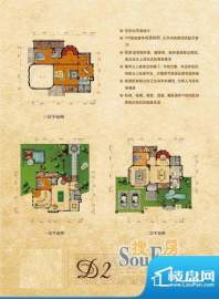 幸福荷语墅D2户型面积:395.00m平米