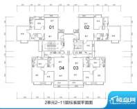 东城国际2单元2-11层面积:79.63平米