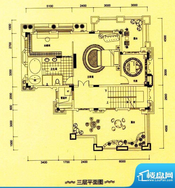 皇庭壹号公馆独栋B户面积:373.00平米