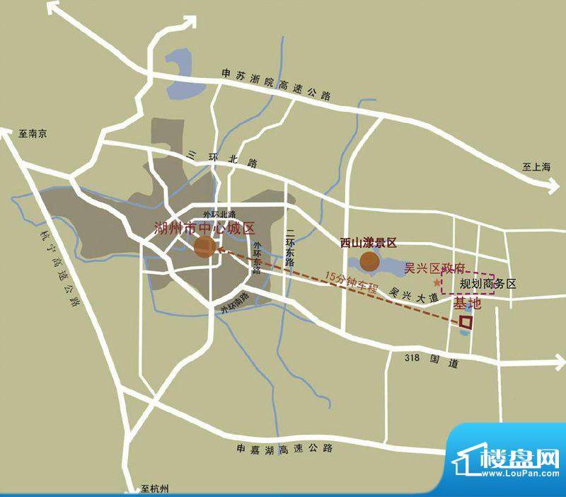 中惠卡丽兰交通图