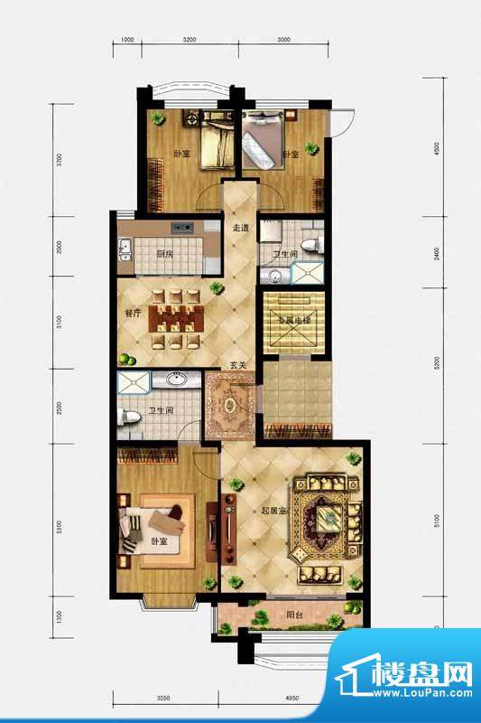 赛罕区新房 秋实璟峯汇实景图3 样板间2 配套图16 户型图7 参考均价