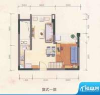 鼎峰品筑二期6栋标准面积:77.50平米