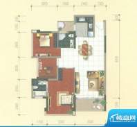 鼎峰品筑二期16号楼面积:91.75平米