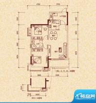 东方银座中心城御廷面积:85.00平米