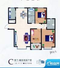 秀兰城市美居高层C户面积:142.00m平米